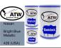 Preview: Nissan, Bright Blue Metallic, 426 (USA): 500ml Lackdose + 500ml Klarlack + 250ml Härter - Set, von ATW Autoteile West.